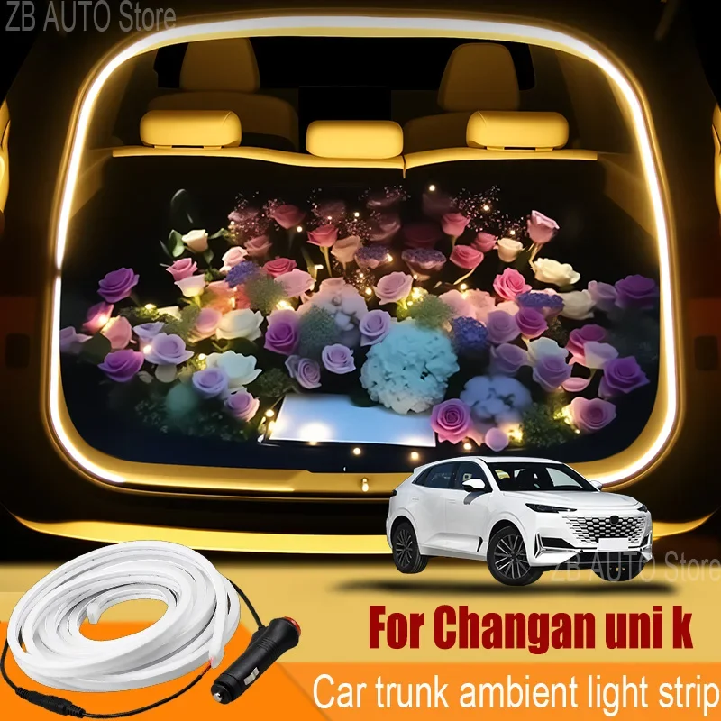 Для changan uni k Автомобильный багажник окружающее освещение автоматическое