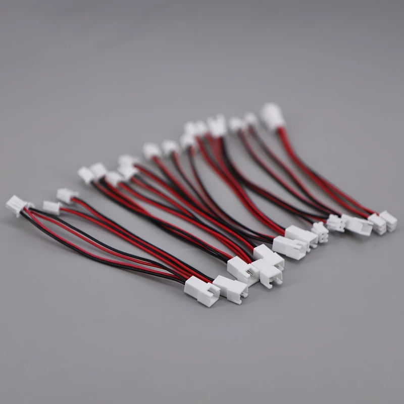 Фото Кабель-разветвитель XH2.54 Y-типа, 1 гнездо на 2 штекера, разъем 26AWG, кабель для вентилятора, 2-контактный удлинитель питания B4 №4
