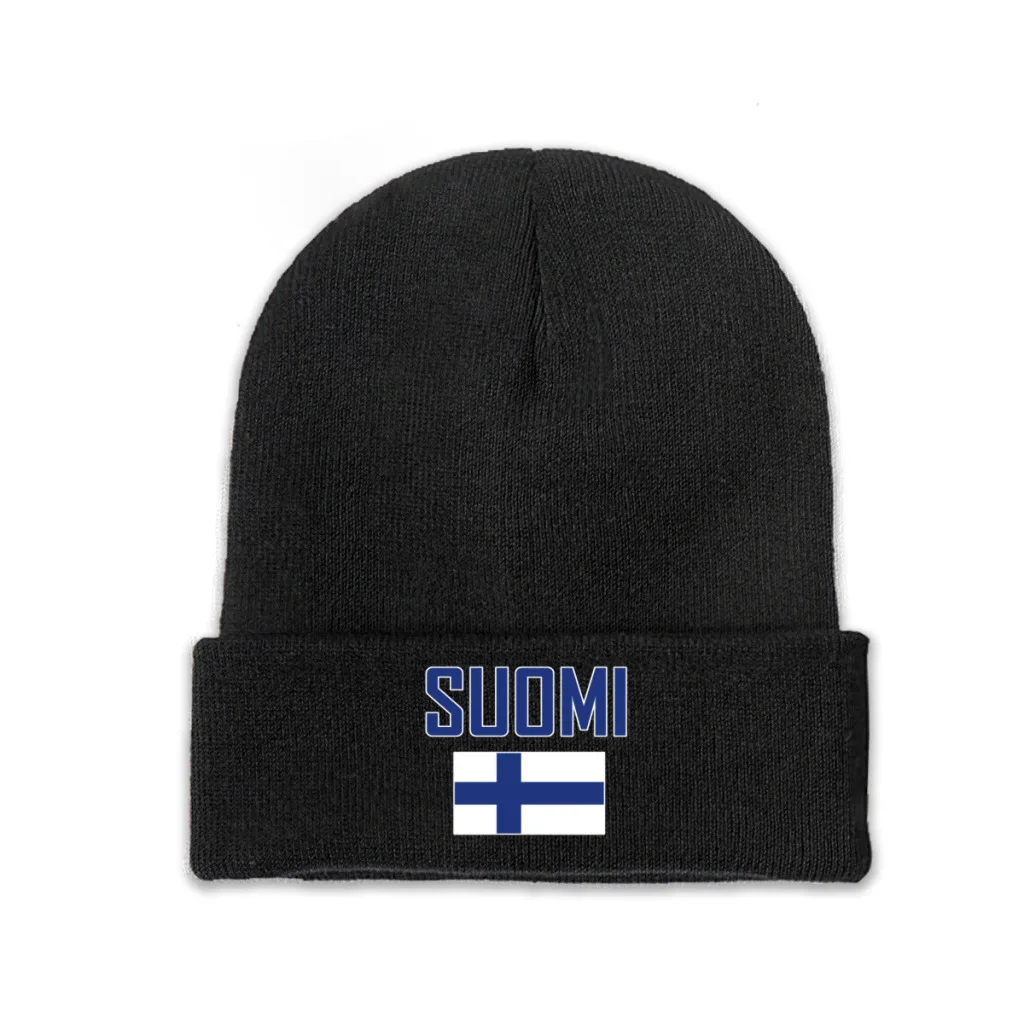 

Флаг Финляндии, топ с принтом для мужчин и женщин, унисекс, трикотажная Женская шапочка, теплая шапочка