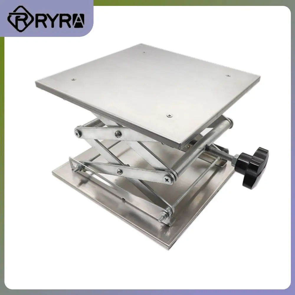 100x100mm Woodworking Lifting Stand Lab Plate Lifting Platform Table Lift Table Working Wood Tools For Laboratory Manual Square