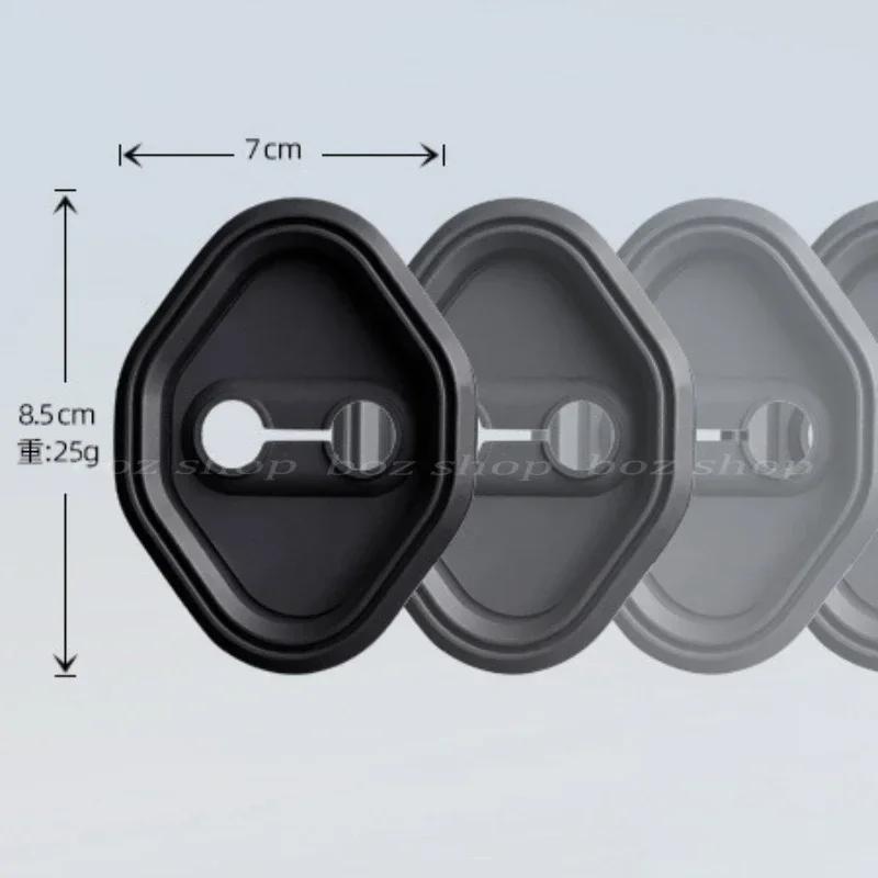 For Xiaomi Su7 Car Door Lock Cover Cushion Protection All-inclusive Rustproof Accessory Supplies Refit Parts Accessories