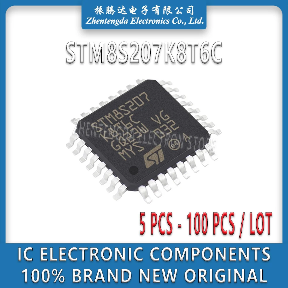 

STM8S207K8T6C STM8S207K8T6 STM8S207K8 STM8S207 STM8S STM8 STM IC MCU Chip LQFP-32