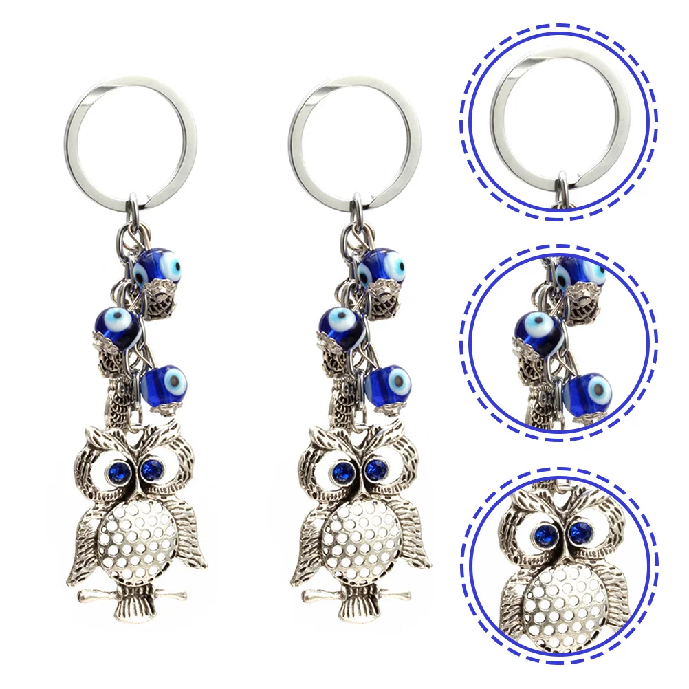 2 шт. тонкий брелок для ключей декоративная защита подвеска из цинкового сплава