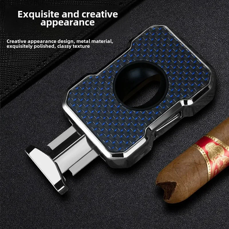 Металлические V-образные пружинные ножницы для сигар HONEST острый и портативный