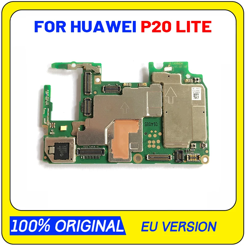 Материнская плата для HuaWei P20 Lite оригинальная разблокированная основная плата полные чипы системы Android 64 ГБ 128 ГБ ПЗУ 4 ГБ ОЗУ.