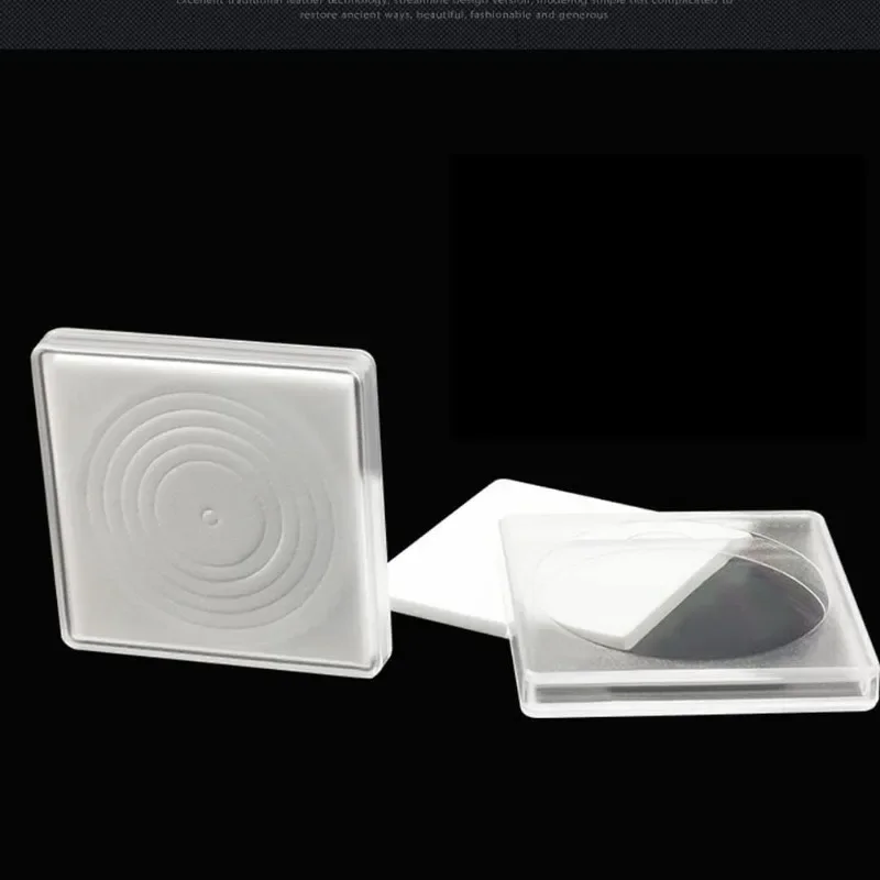 5 шт. 16 мм-40 мм пластиковый квадратный держатель для монет маленькие круглые