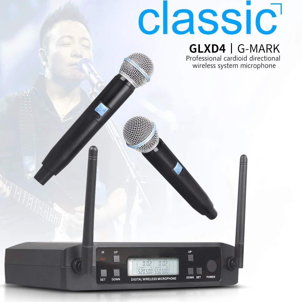 Беспроводной профессиональный УВЧ-микрофон