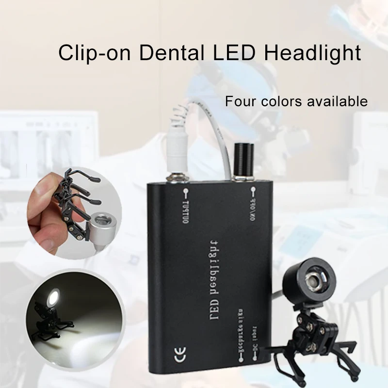 

Clip-On Dental LED Headlight 1W Dental Headlight Spot For ENT Dental LED Light Medical Surgery LED Headlight ENT Dental