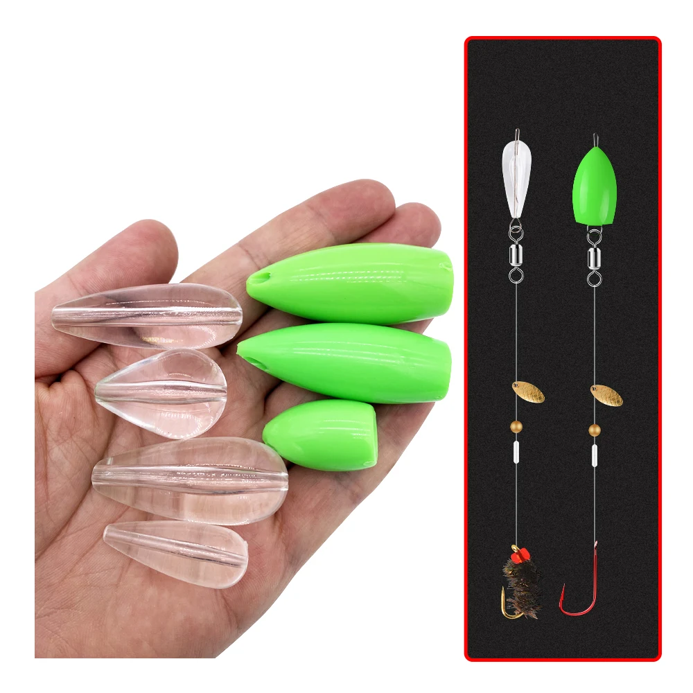 

Lure Booster slow sinking and floating water help throwing device light bait long throwing booster