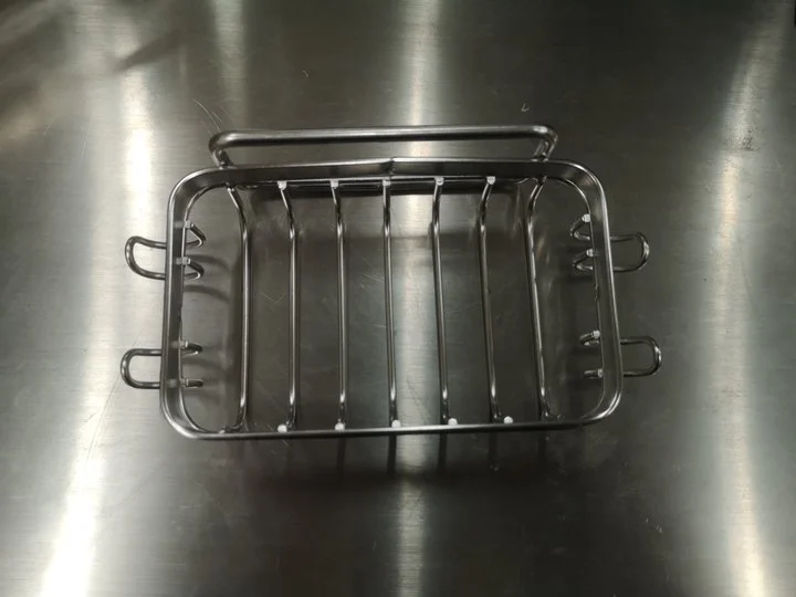 

304 Stainless Steel Rustproof Sponge Tray Holder Storage Rack for Kitchen Home Bathroom