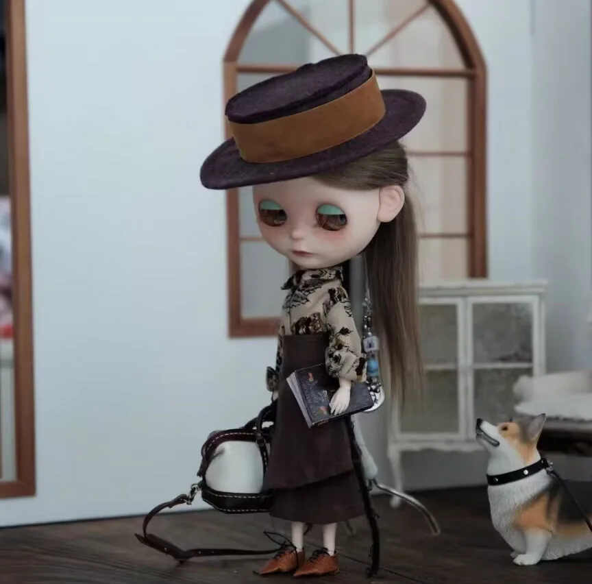 2025 2 шт. винтажная/французская рубашка Landoudou/Blythe/юбка 1/6 30 см (подходит для azone Pullip