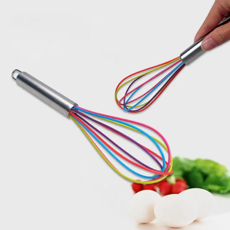 Stainless Steel Whisk Stirrer Mixing Mixer Egg Milk Beater Kitchen Baking Tool Cream Blending Stirring