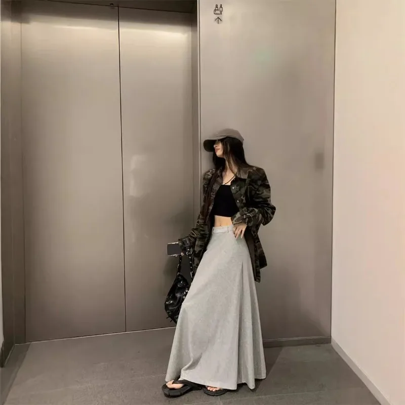 Новинка 2024 модная популярная рубашка средней и длинной для девушек в корейском