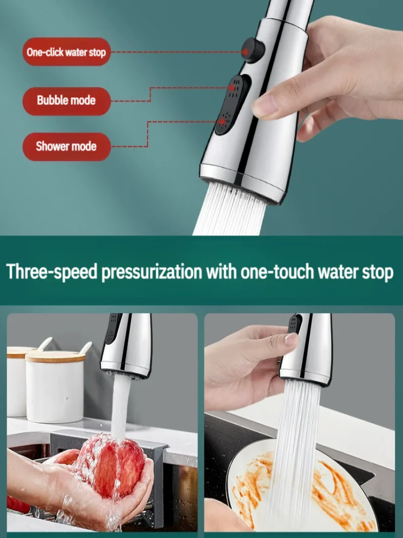 Универсальный удлинитель для кухни с носиком под давлением брызгозащищенная