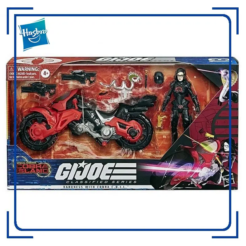 

Аниме Hasbro фильмы Аниме периферийные спецназ G.i. Joe1/12 набор для мотоцикла Baroness, экшн-фигурка Baroness, подарочная коробка