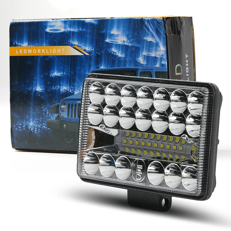1/2 шт. 5 дюймов 36 светодиодов квадратный светодиодный рабочий фонарь 108 Вт