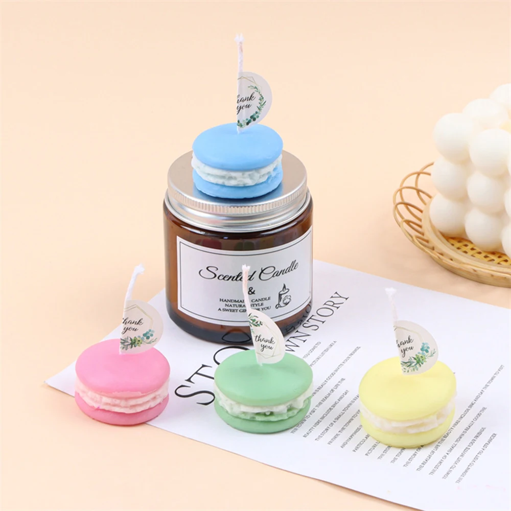 Macaroon свеча соевая искусственная Ароматизированная расслабляющий подарок для