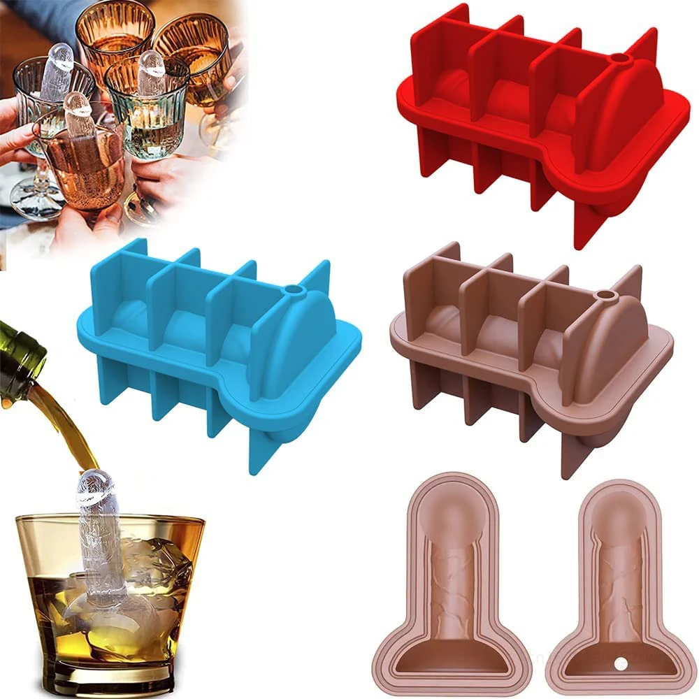 Забавная форма для льда в виде розыгрыша лоток из пищевого силикона летний