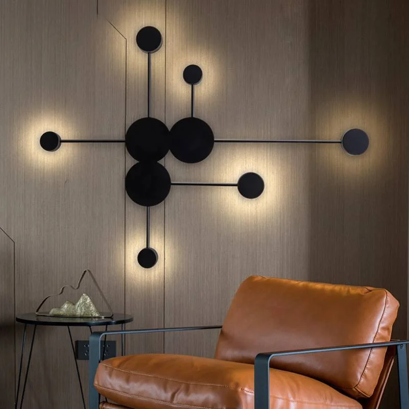 

Настенная лампа в скандинавском стиле, простой постмодернизированный светильник, креативная индивидуальность, большая прикроватная тумбочка для гостиной и спальни