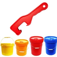1pc plastic lid opener plastic gallon bucket pail paint barrel lid can opener opening tool for home office brew beer supplier
