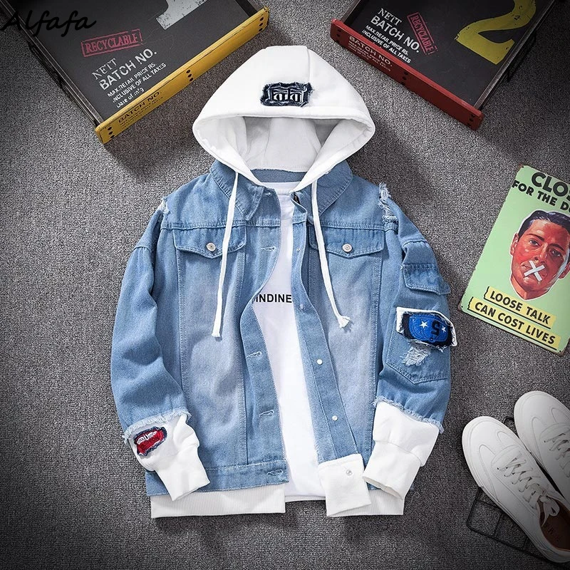 

EMO Denim Jacket Women Clothes Streetwear Autumn Harajuku Egirl Loose Grunge Coat Casual Outerwear Teen Clothes ALT Aesthetic