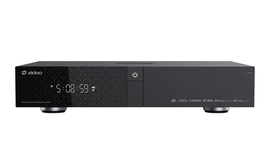 Zidoo Z2000 PRO 4K медиаплеер, RTD1619BPD чипсет, Android 11 OS, поддержка HDR10 + и весь HDR Technoly, скрытый HDD Bay и Ante