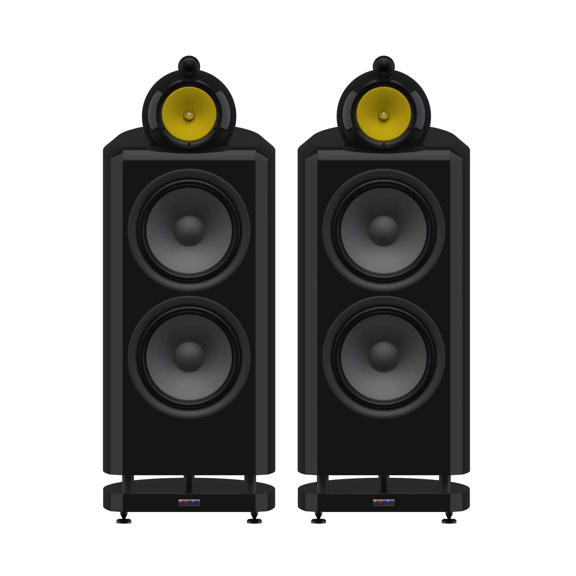 Фото AVplay M212-BF 3-полосный двойной 12-дюймовый низкочастотный динамик Hi-Fi Чувствительность 89 дБ/м @ 2,83 В 100-500 Вт/4 Ом №4