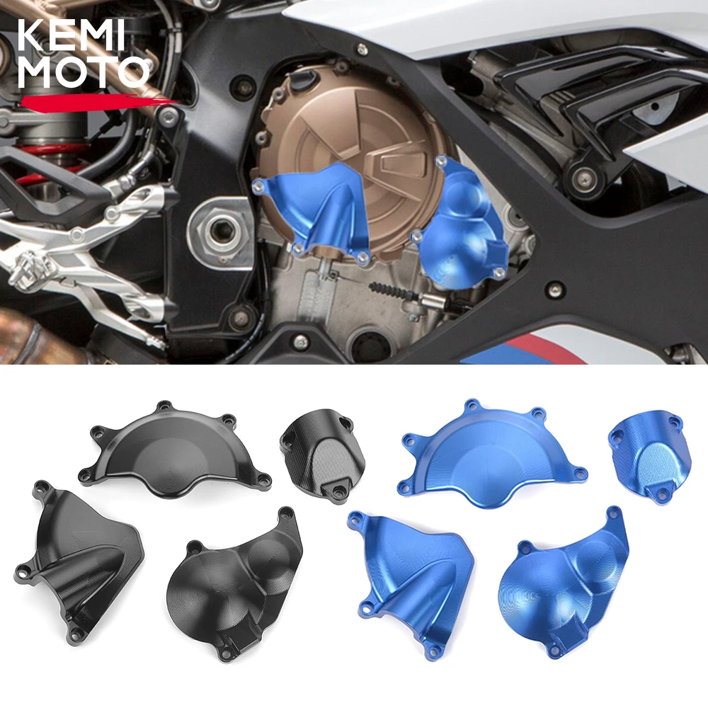 

For BMW S1000RR 2020 2019 Engine Cover Protection Case Set S1000XR 2021 CNC Stator Guard Slider Protector Motorcycle Accessories