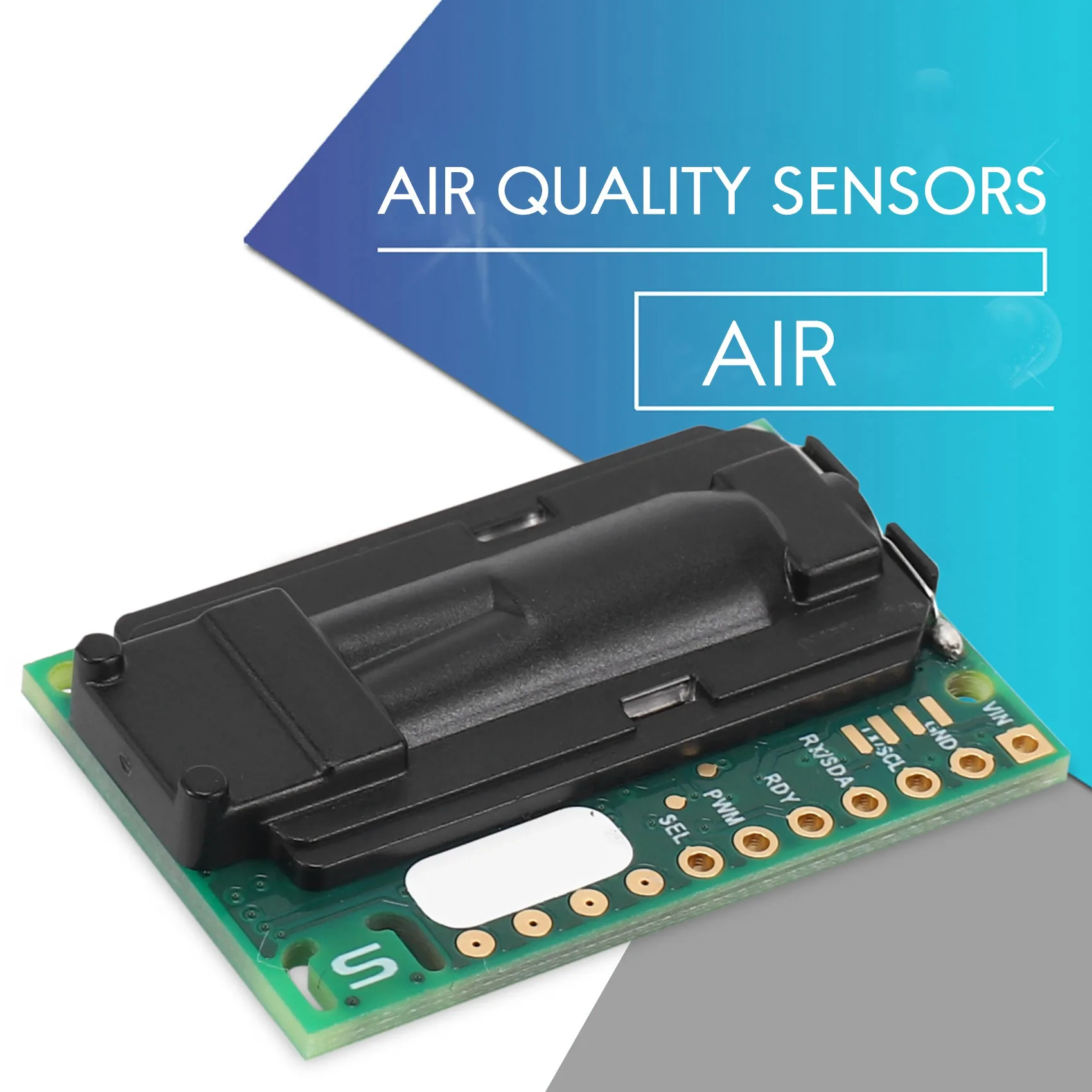 Модуль датчиков качества воздуха SCD30 для измерений CO2 и RH/T I2C Modbus PWM