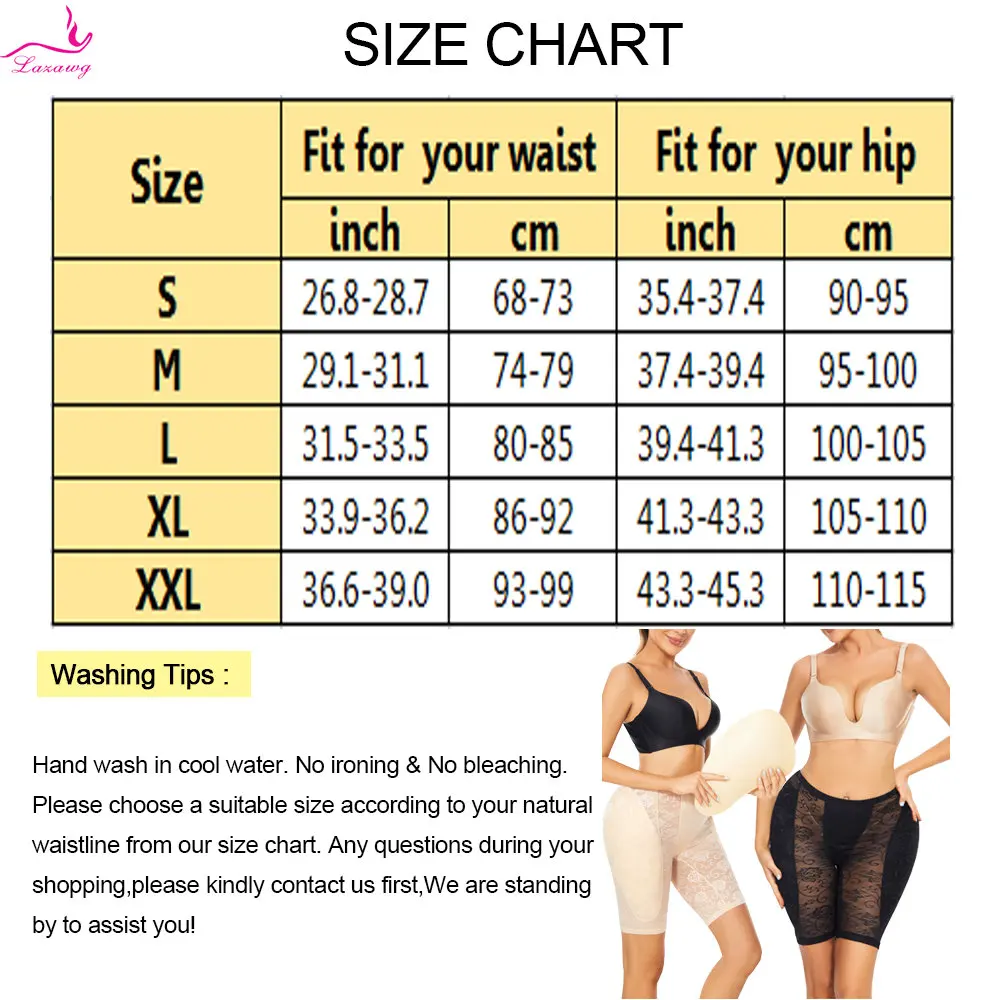 LAZAWG Butt Lifter Shorts for Women Tummy Control Panties Hip Enhancer Underwear Flat Belly Shapewear Lady Body Shaper Seamless