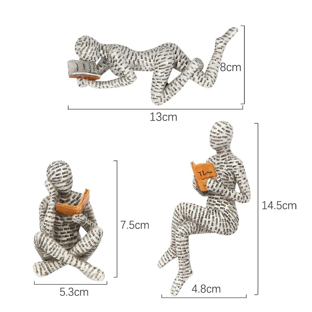 

3 шт., декоративные книжки для чтения для женщин, в нордическом современном стиле