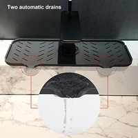 sink faucet mat food grade wear resistant silicone sink splash proof mat countertop drip protector kitchen tools