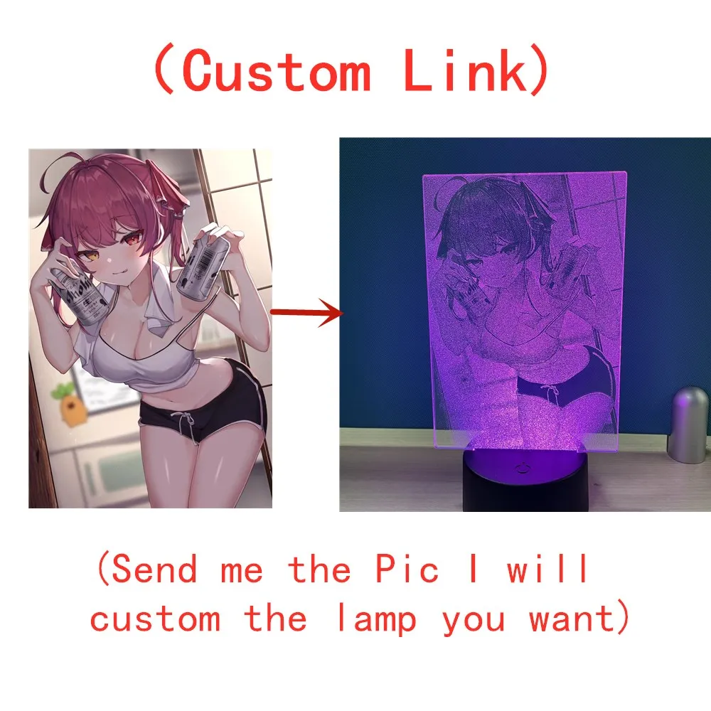 

Custom 3D ANIME LAMP LED Nightlights Visual Light Lampara