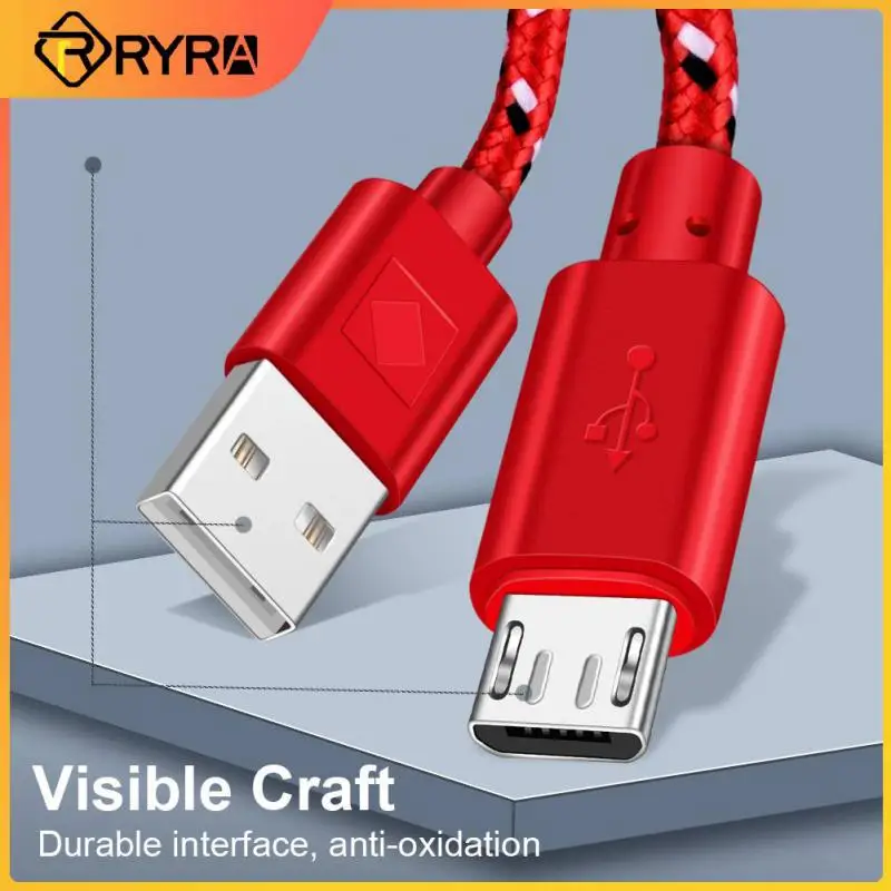 

Nylon Braided Micro USB Cable Data Sync USB Charger Cable For Samsung S7 HTC LG Huawei Xiaomi Tablet Android USB Phone Cables