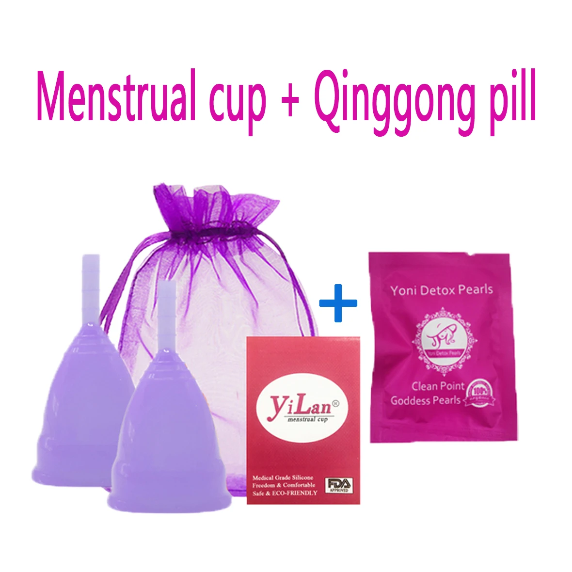 

2 Pcs Medical Grade Silicone Menstrual Cup Sterilizer Feminine Hygiene Menstrual Cup Sterilizing Menstrual Period Cup For Women