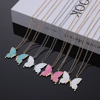 2pcslot butterfly necklaces for for mother daughter gold chain butterflys pandents fashion necklace friendship special jewelry