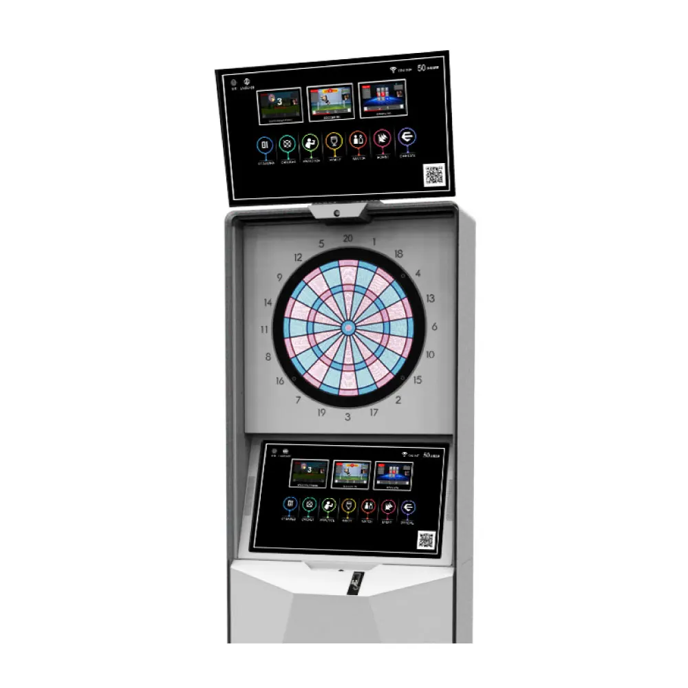 commercial electronic dart machine dartboard surround led