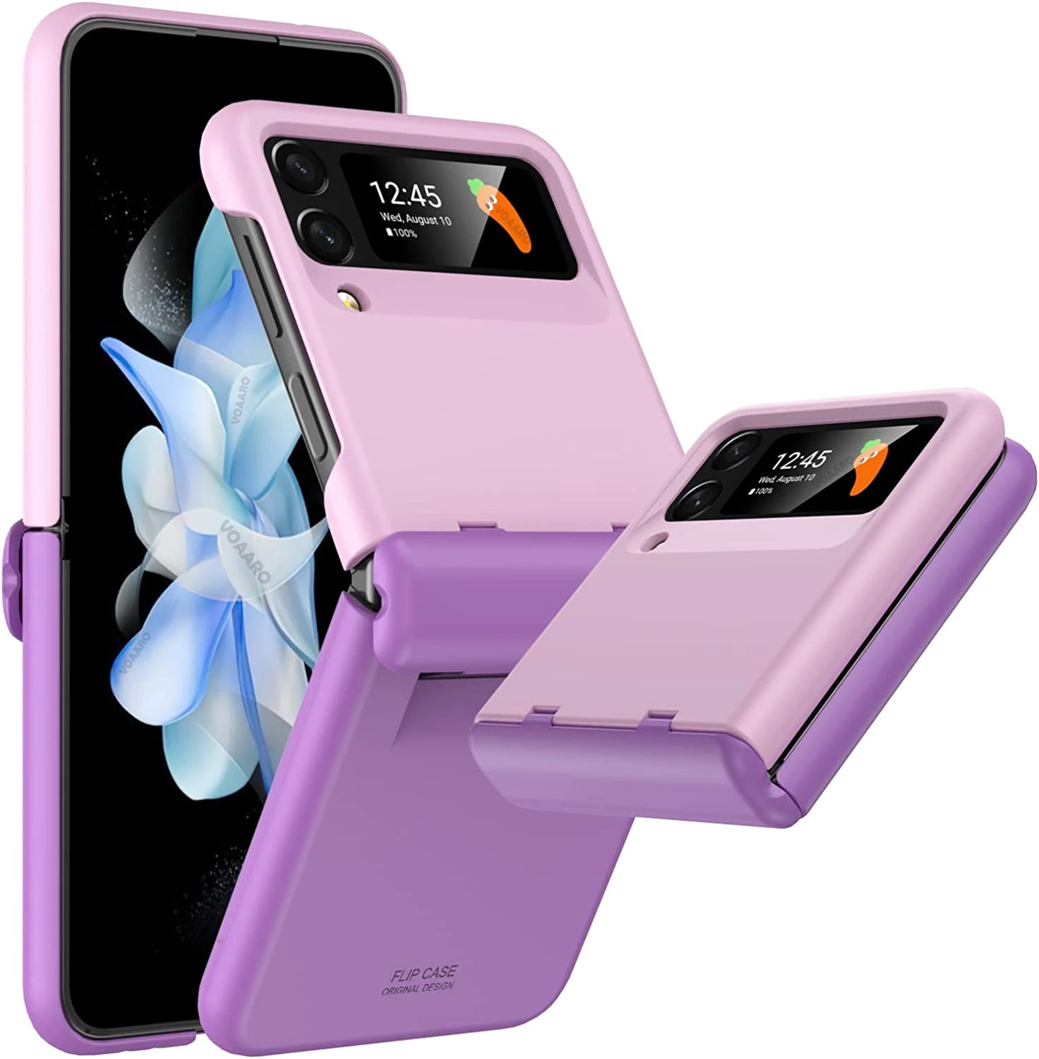 For Samsung Galaxy Z Flip 4 Case with Hinge Full Protection Cover for Samsung Z Flip 4 5G Armor Case Silicone All-Inclusive Case