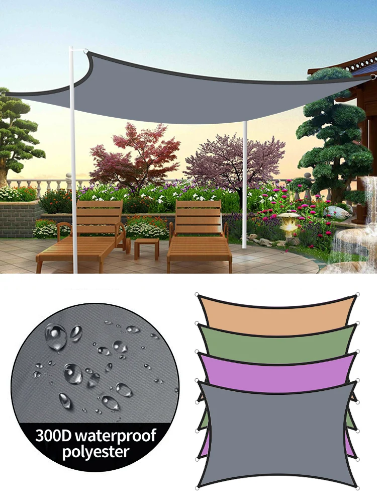 Внешние оксфордские навесы для автомобиля водонепроницаемые треугольные