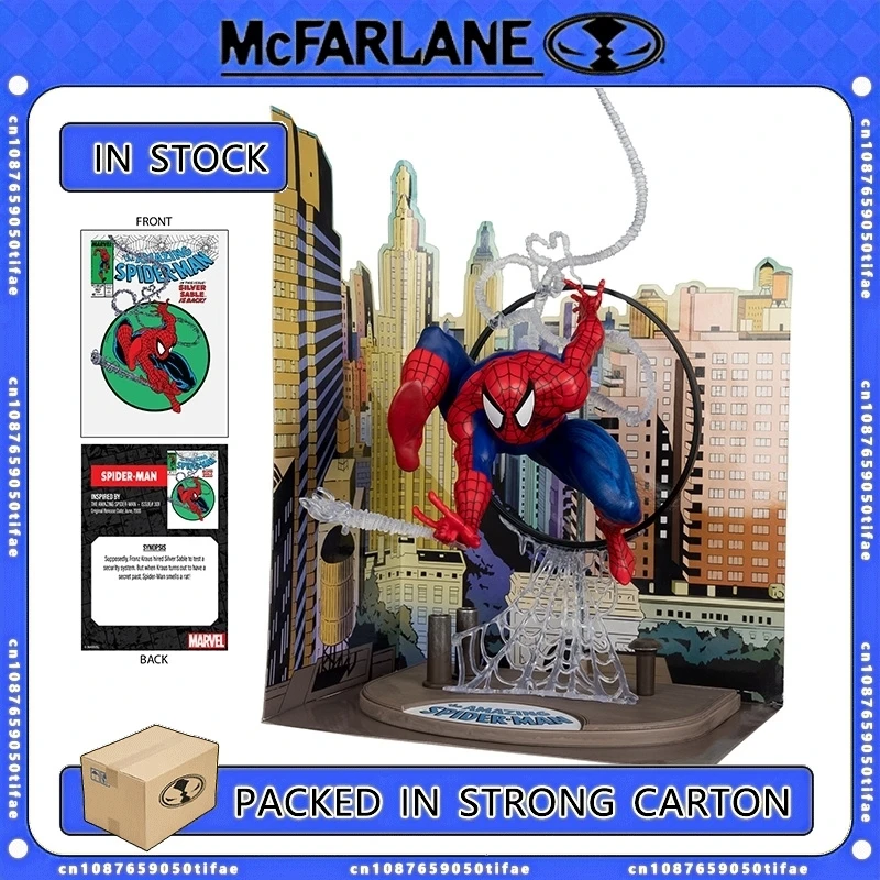 McFarlane Toys Marvel (Удивительный Человек-Паук # 301) Фигурка в масштабе 1:6 с фигурками