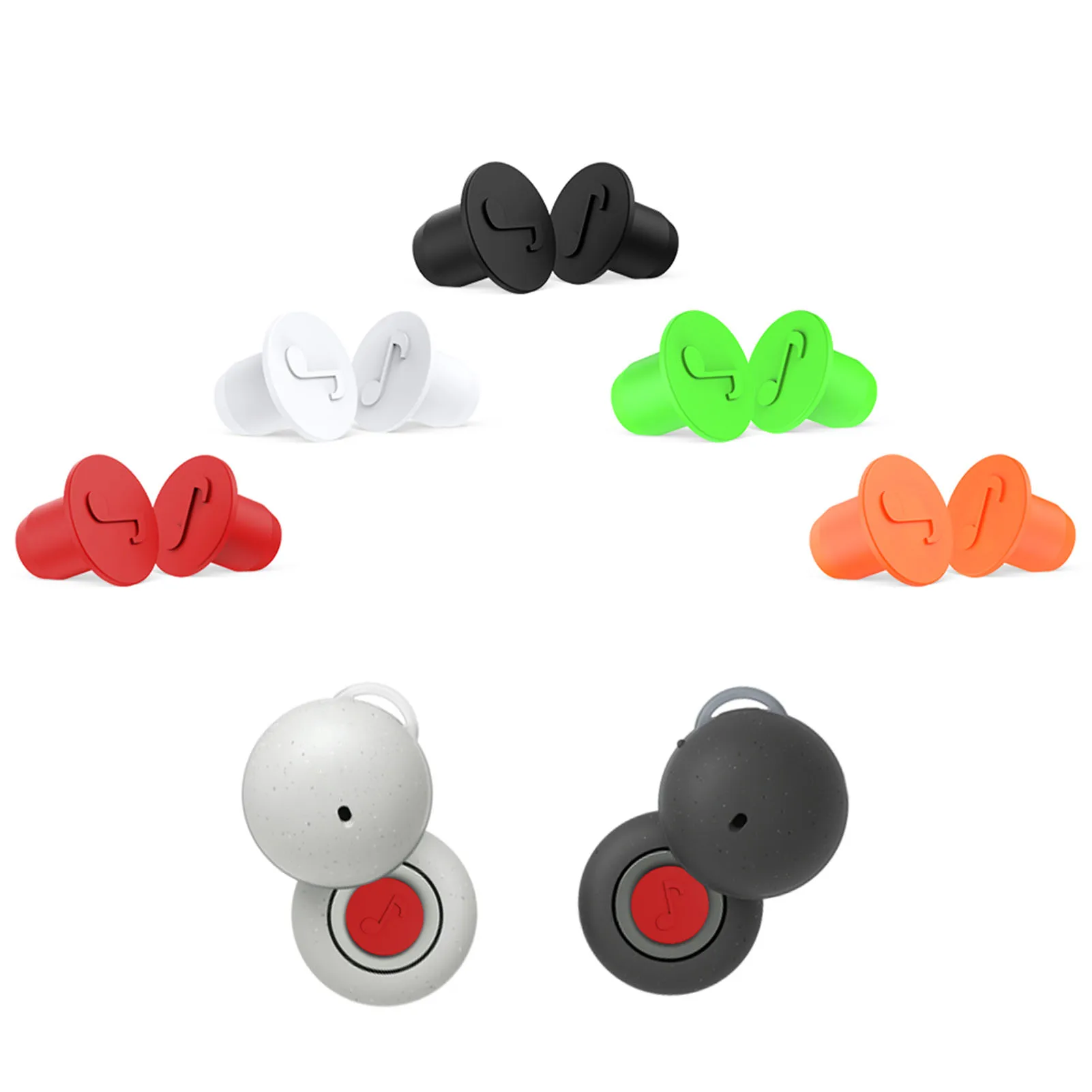 

5 пар, Силиконовые амбушюры для наушников