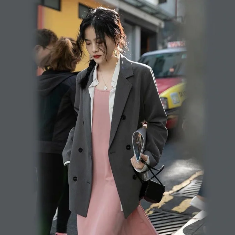 Luxury Designer Clothing Long Sleeve Blazers Women Chic Black Suit Office Ladies Korean Fashion Jacket Spring Autumn Coats