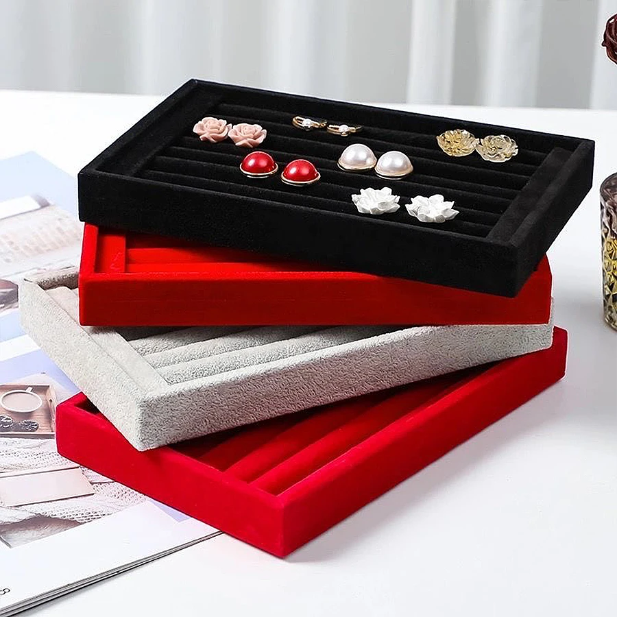 

Лоток для колец из бархата