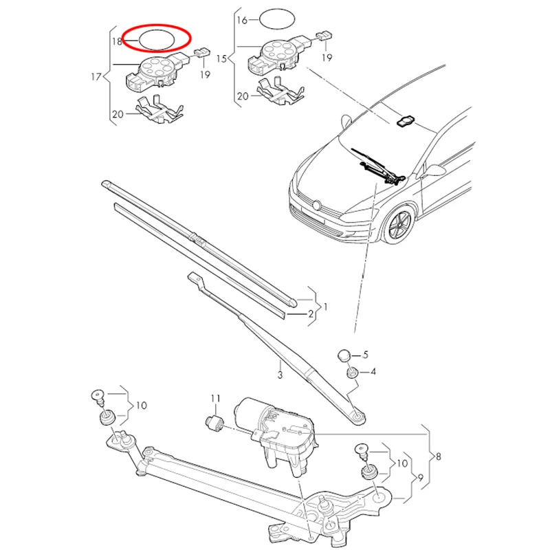 Для Mazda 3 2003-2019, датчик дождя, гель, клейкая пленка, силиконовая подушка, накладка на лобовое стекло, чип для лобового стекла, аксессуары, детали (art.: 3920d09613b0b) - 3920d09613b0b