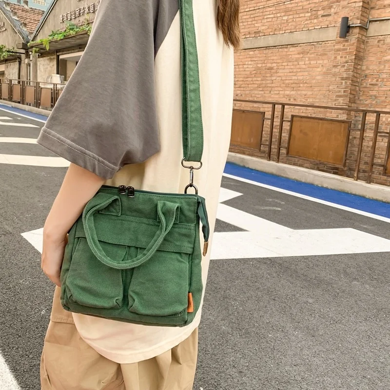 

Женская сумка-Кроссбоди для телефона маленького размера, модель 2023 года, корейская ткань Ita, квадратная сумка с короткими ручками, зеленые боковые сумки-слинги с карманами