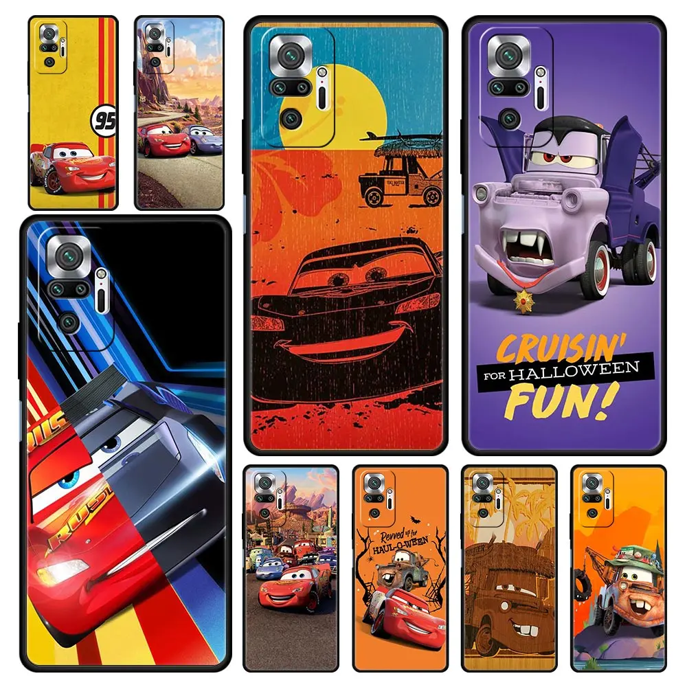 

Disney Cars Boys Phone Case For Xiaomi Redmi Note 11 10 8 Pro 10S 9S 9 9T 8T 9C 9A 8A 7 K40 Gaming K50 11T 5G Silicone Cover