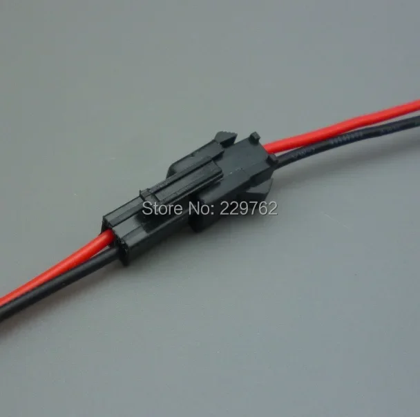 Shhworldsea 50 комплектов JST 2 54 мм SM 2-контактный многоконтактный разъем с проводом (50 шт.