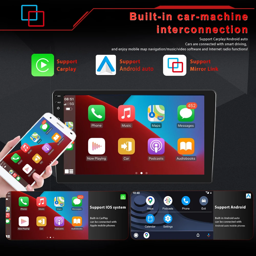 Автомагнитола AMPrime 9 'ɴG Carplay Android мультимедийный видеоплеер для KIA K3 Cerato Forte