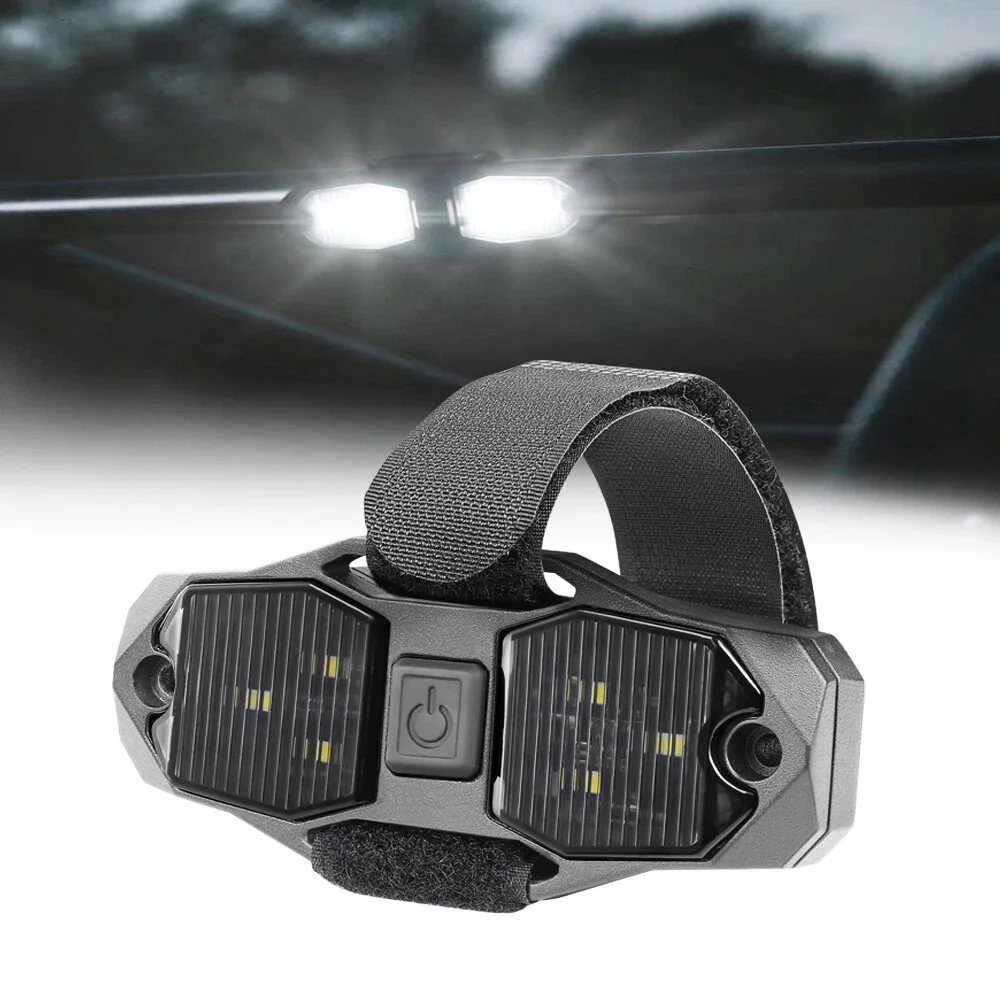 

Для Can Am Maverick X3 Max R 2017-2025 UTV светодиодный внутренний купольный светильник 12 В, универсальный светильник с креплением на рулонную стойку, светильник для карты