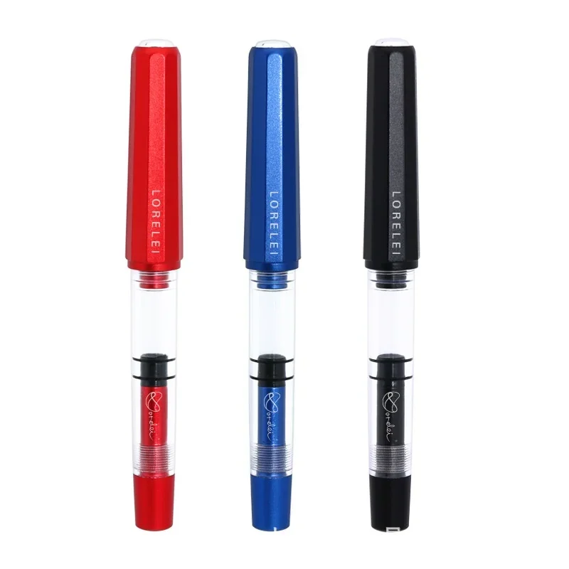 Акриловая перьевая ручка LORELEI авиационный алюминиевый стержень поршневое